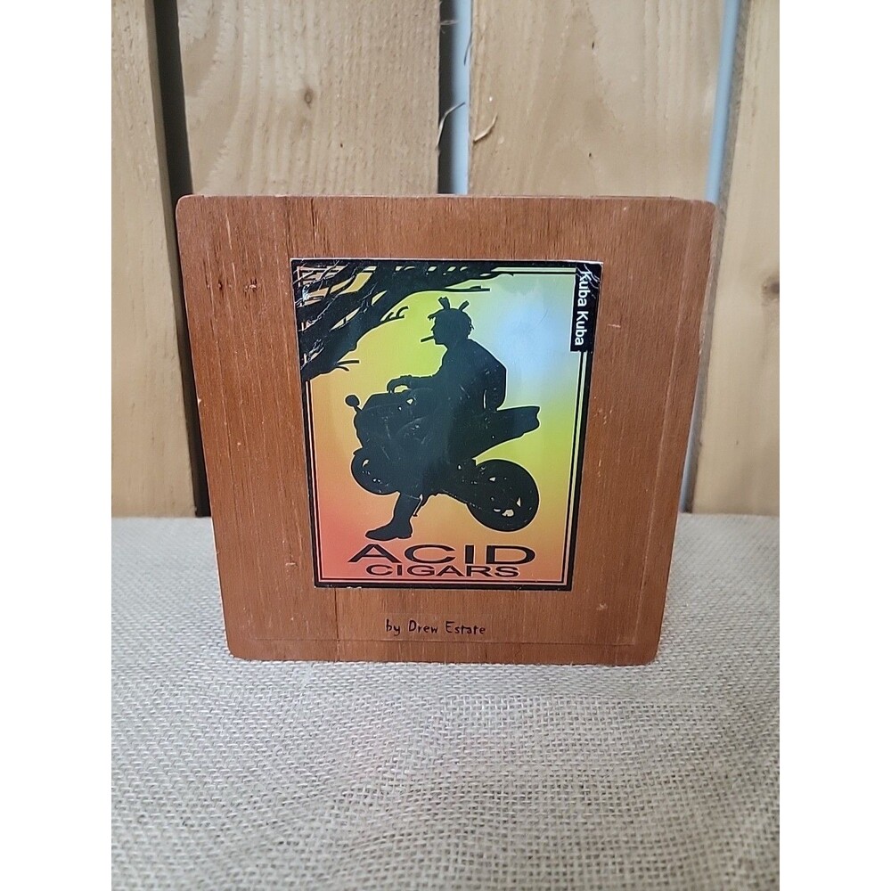 Acid Cigar Cigars Box Motorcycle Empty Storage